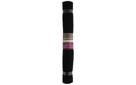 Dimensions Feltworks Felt Roll Pure Wool Black 12" x 12"